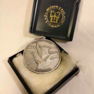 Medaglia commemorativa in argento 800