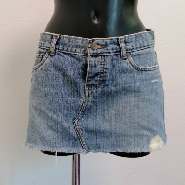 onyx minigonna di jeans anni 90